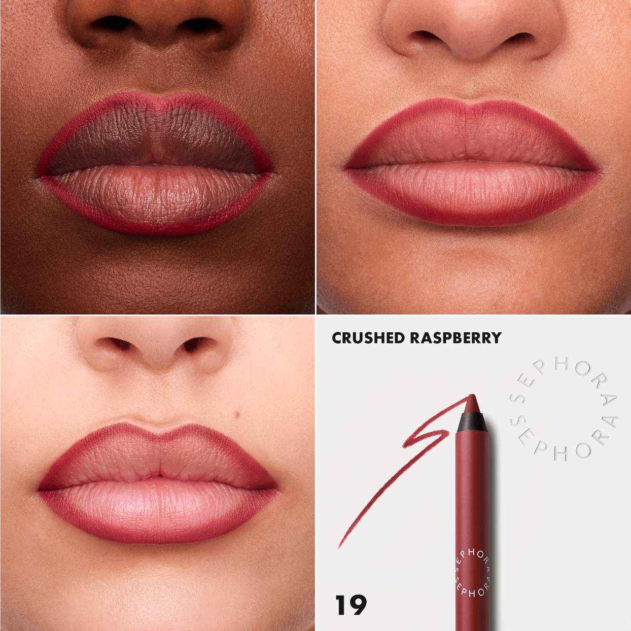 Sephora Collection 8H Colorful Transfer Proof Lip Liner Berry Rose