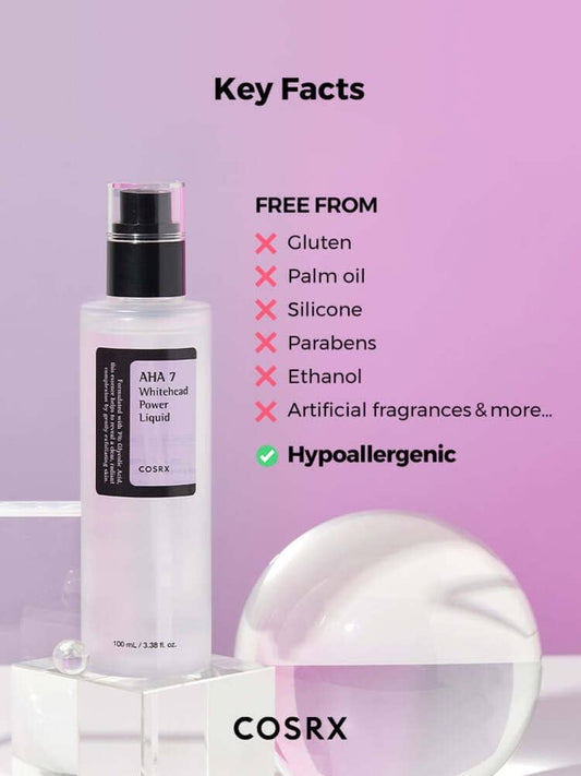 Product Details  • Brand: COSRX • Product Type: Chemical Exfoliant • Size: 100ml • Origin: Korea 🇰🇷 • Skin Type: Normal / Oily / Combination