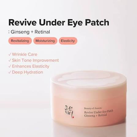 Beauty of Joseon Revive Under Eye Patches Ginseng + Retinal