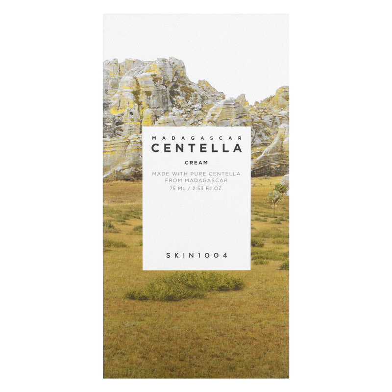 Madagascar Centella Cream jar from Originala with a white lid and green label, showcasing the skincare product on a plain background.
