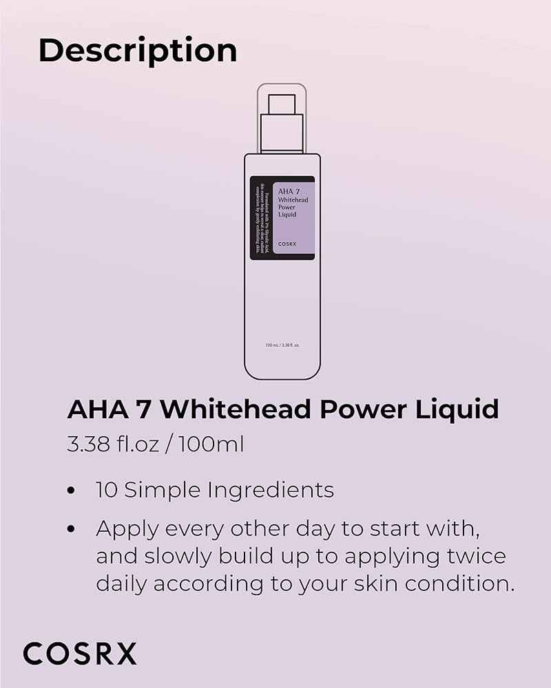 COSRX AHA 7 Whitehead Power Liquid Toner - Originala