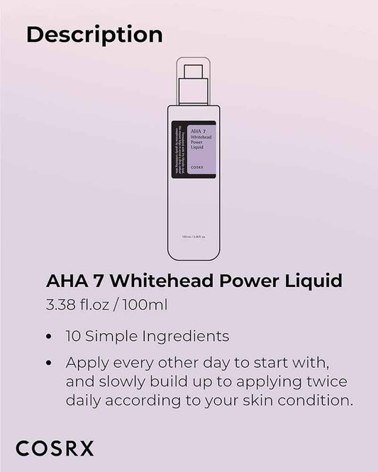 COSRX AHA 7 Whitehead Power Liquid Toner - Originala
